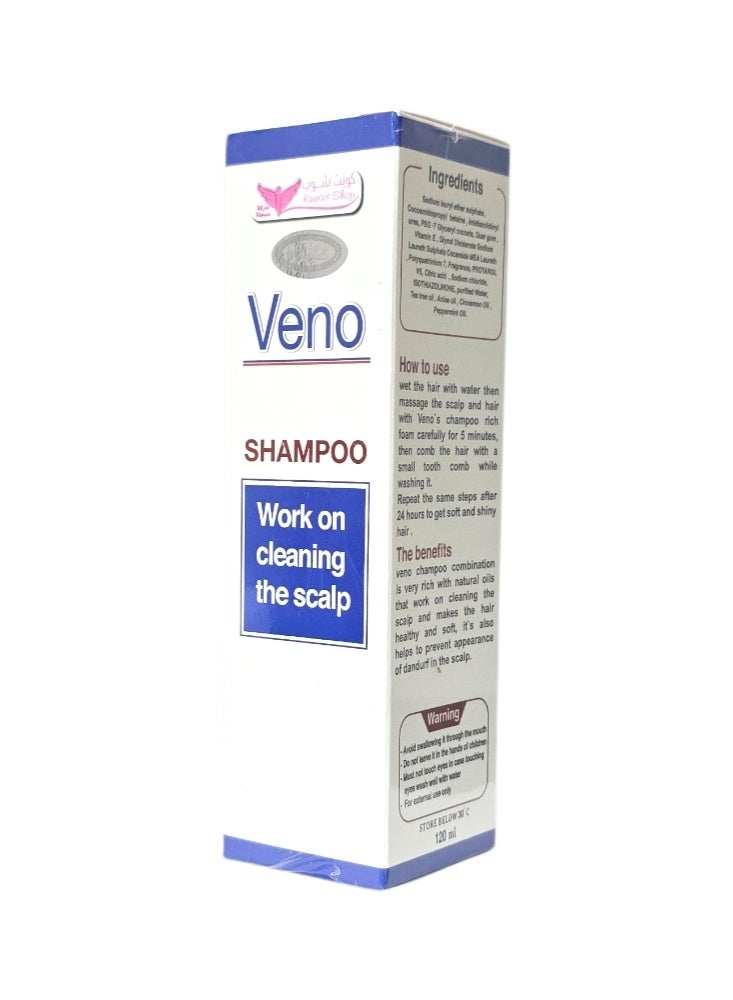 Veno Work On Cleaning The Scalp Shampoo 120Ml - Image 2